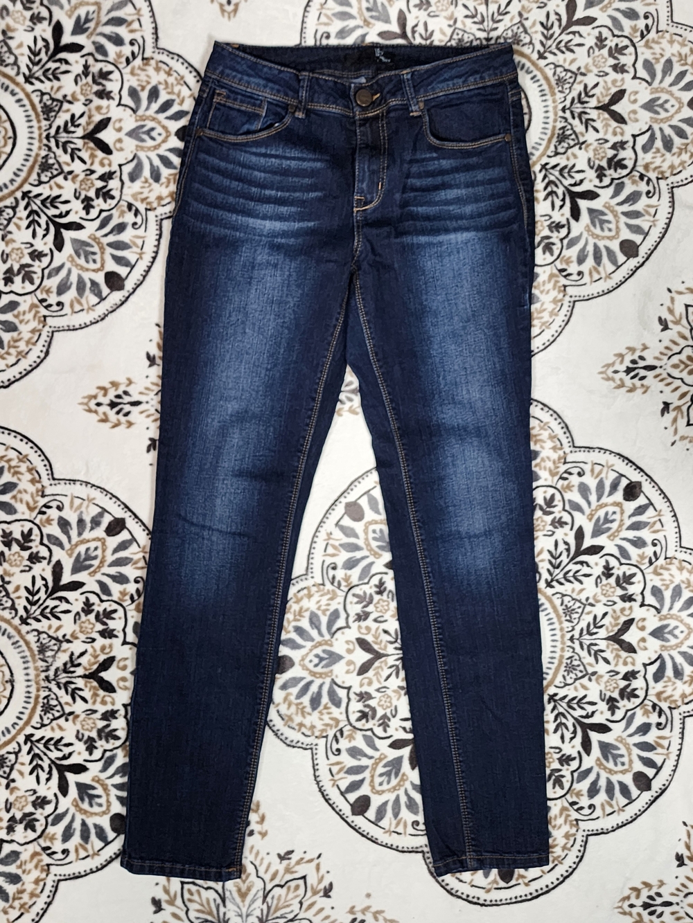 1822 Denim Dark Blue Skinny Jeans